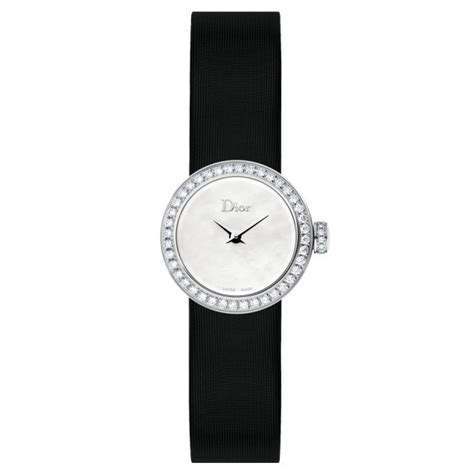 Montre quartz Mini D de Dior cadran nacre 